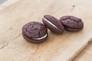 Homemade Chocolate cookie and cream