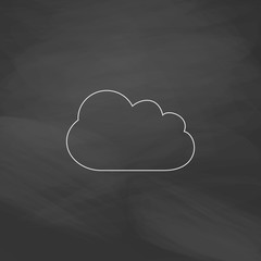 Cloud computer symbol