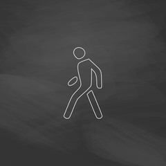 Walk Man computer symbol