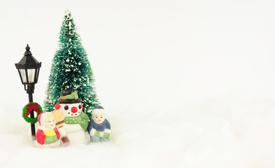 Christmas Decorative Figure Scene