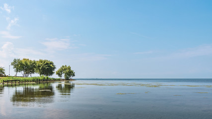 琵琶湖の夏景色