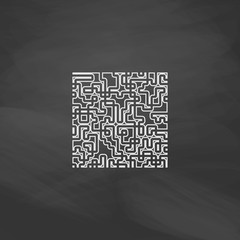 Labyrinth computer symbol