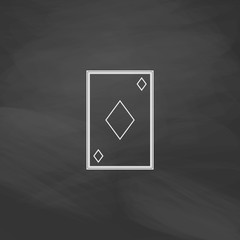 Diamonds card computer symbol