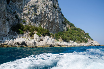Fototapeta na wymiar Mare di Capri