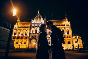 Fototapeta na wymiar wedding day in Budapest