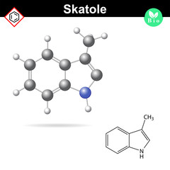 Skatole molecular structure