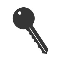 key lock safe house isolated vector illustration eps 10