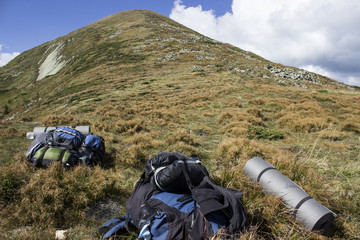 Travelling in the mountains