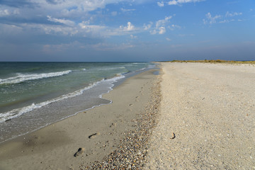 deserted seashore
