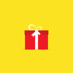 gift icon on yellow background