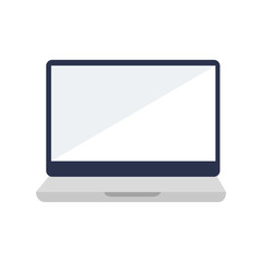 laptop technology digital virtual  icon design, vector illustration 