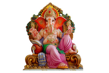 Hindu god Ganesha idol for offering prayers during Ganesha Chathurthi festival