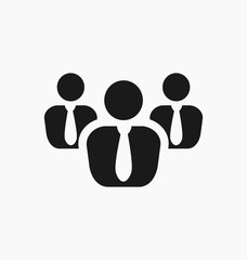 Group icon. Business team symbol