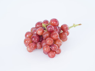 Ored grapes, isolated on white background
