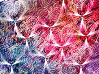 frame abstract line multicolored weave smoking  gradient, grunge textured background frame