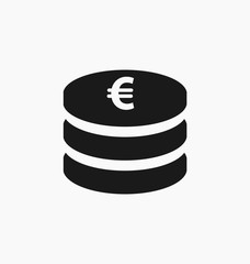 Euro symbol. European currency icon.