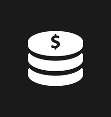 Dollar symbol. USD currency icon.
