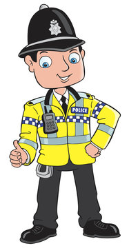 British Policeman Cartoon British Policeman Cartoon