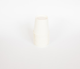 White paper cup