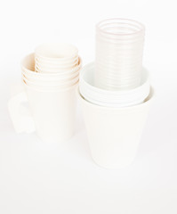 White paper cup