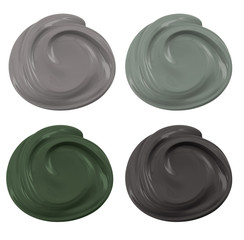 shades of cosmetic clay