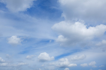 Fototapeta premium Blue sky background with cloud.