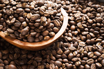 roasted coffee beans

