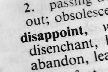 Obraz premium Disappoint