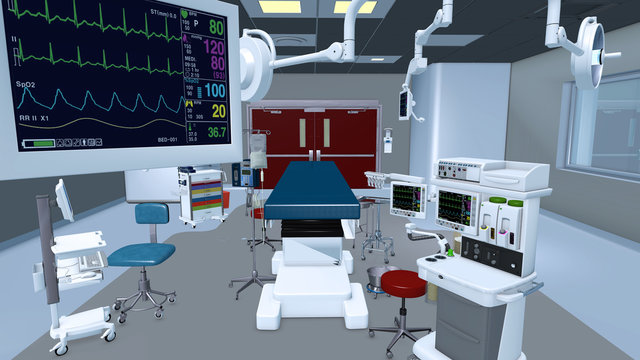 Moderner Operationssaal in einem Krankenhaus