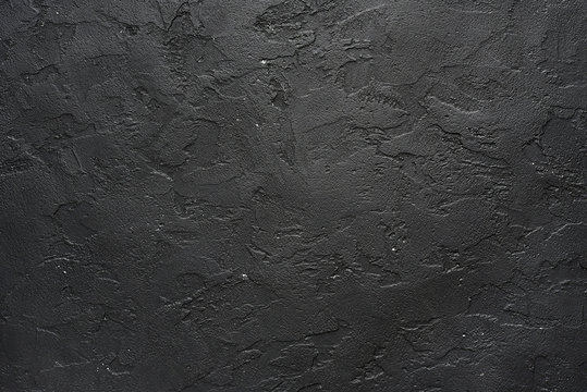  Black stone, concrete background pattern.