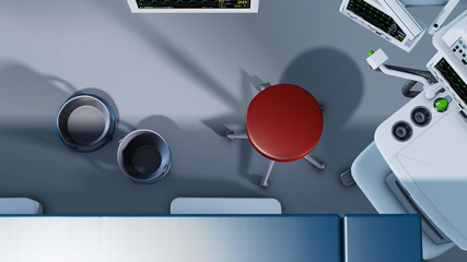 Moderner Operationssaal in einem Krankenhaus © pgottschalk