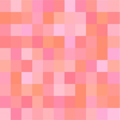 squre pixel in soft pink tone color background