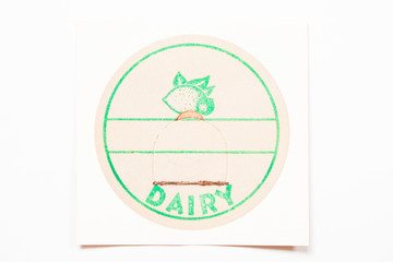 Top view of old vintage style pattern paper background.