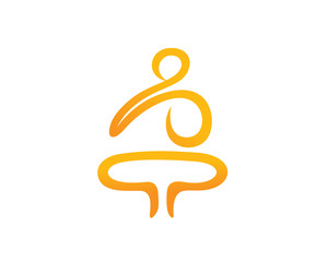 Yoga Logo and Relaxation Logo

