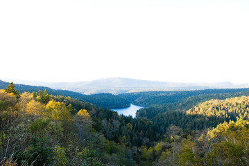 秋の双湖台　ペンケトー・パンケトー（北海道・阿寒国立公園）