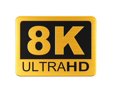 Ultra HD 8K Icon
