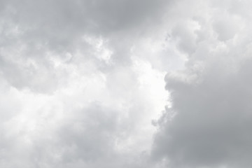 Rain cloud. Background.
Large gray cloud, illuminated by the sun.