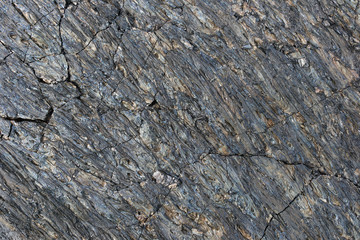 Texture layer of volcanic lava. Tolbachik volcano, Kamchatka, Russia.