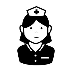 woman cartoon nurse design vector illustration eps 10