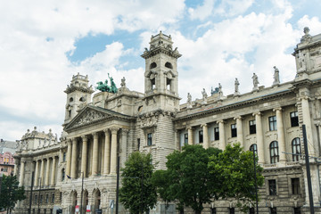Fototapeta na wymiar Budapest, Hungary - 15 August 2016. Hungarian Parliament