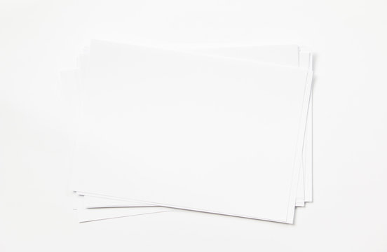 Blank stack of paper