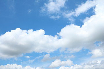 Obraz na płótnie Canvas blue sky and clouds.
