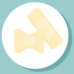 Two patch icon