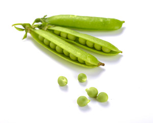 Ripe pea vegetable