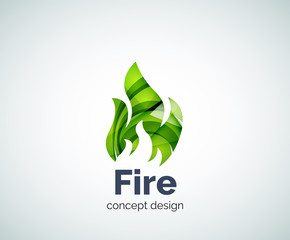 Fire logo template