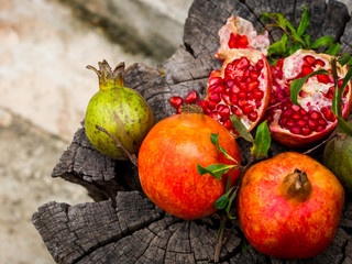 Organic pomegranate