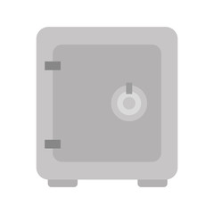 box safe money secure isolated vector illustration eps 10