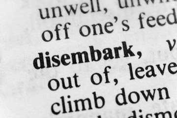 Disembark