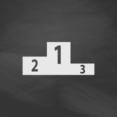 Podium computer symbol