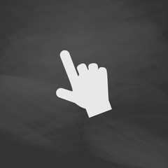 hand cursor computer symbol
